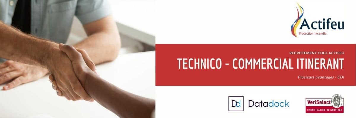 Recrutement chez Actifeu - Technico - Commercial Itinérant - Haute - Garonne